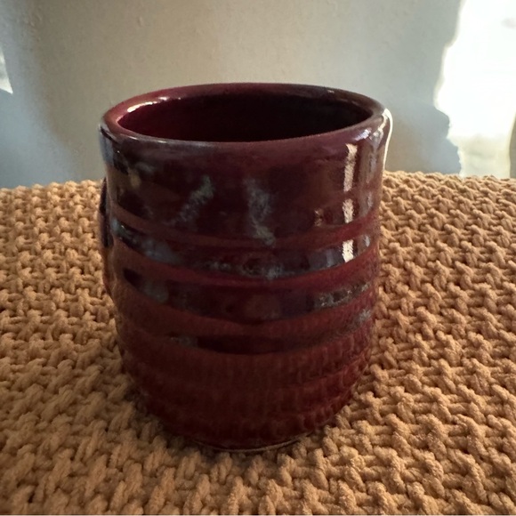 MUD Ceramic Studio Pottery 12oz Coffee/Tea Mug, Eye In Flower Design - Picture 5 of 9